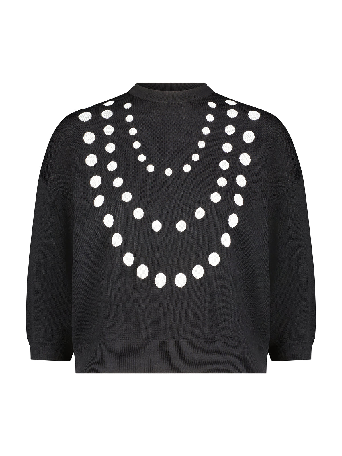 Aleeza Paris Pearly Knit Top – modest top in Black