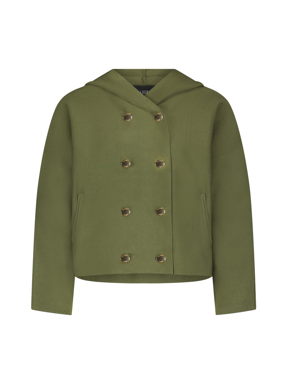 Aleeza Paris Peter Pan Knit Cardigan – modest top in Moss Green