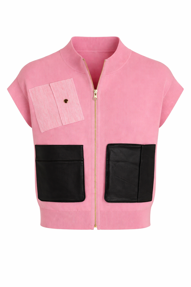 Champagne Knit Vest