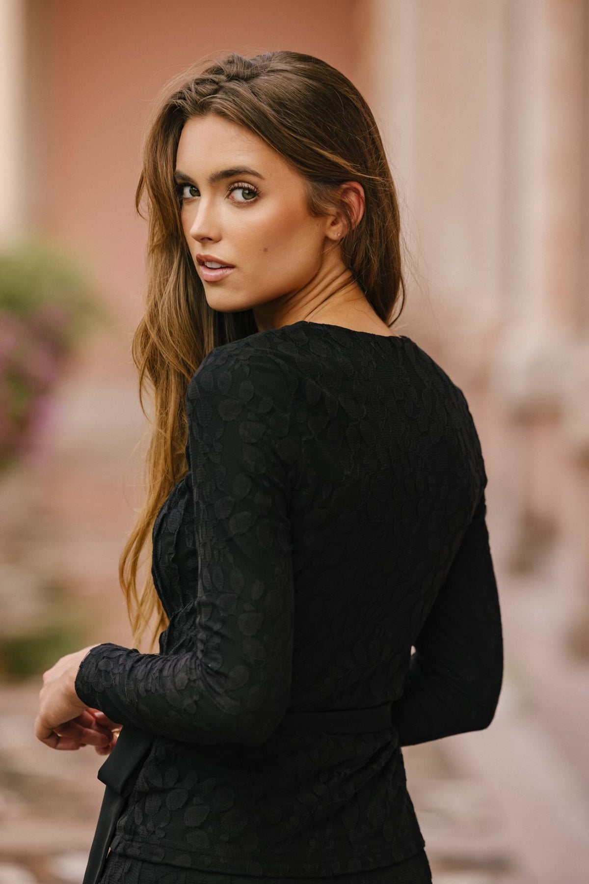 Radiant Lace Skirt - Black
