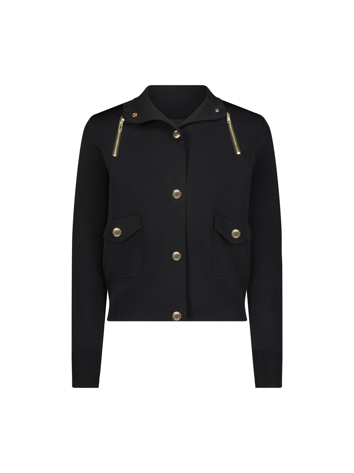 Aleeza Paris Regal Button Down Jacket – modest jacket in Black