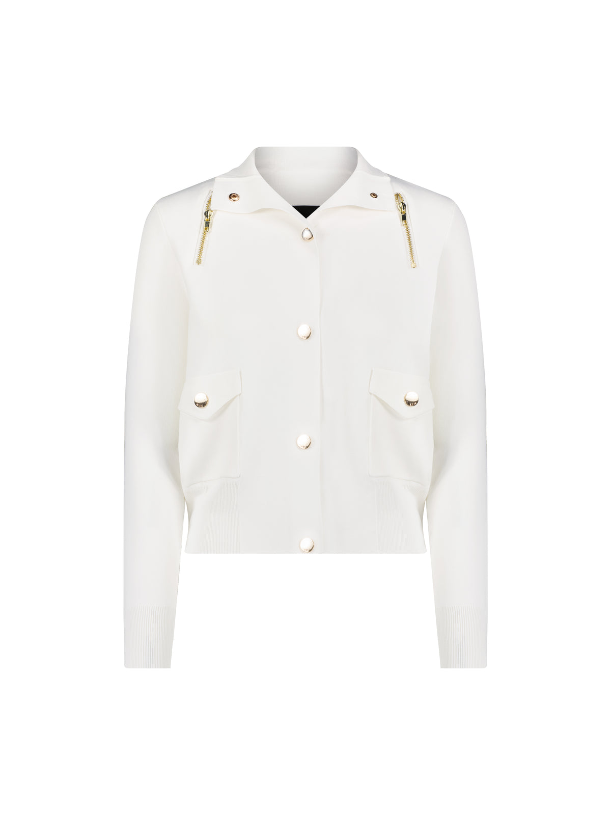 Aleeza Paris Regal Button Down Jacket – modest jacket in Ivory