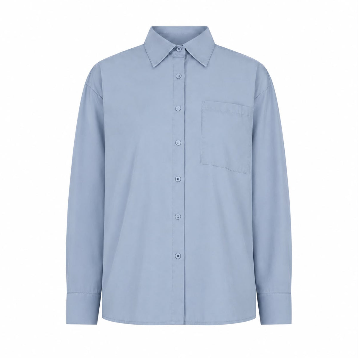 Aleeza Paris Relaxed Poplin Shirt – modest top