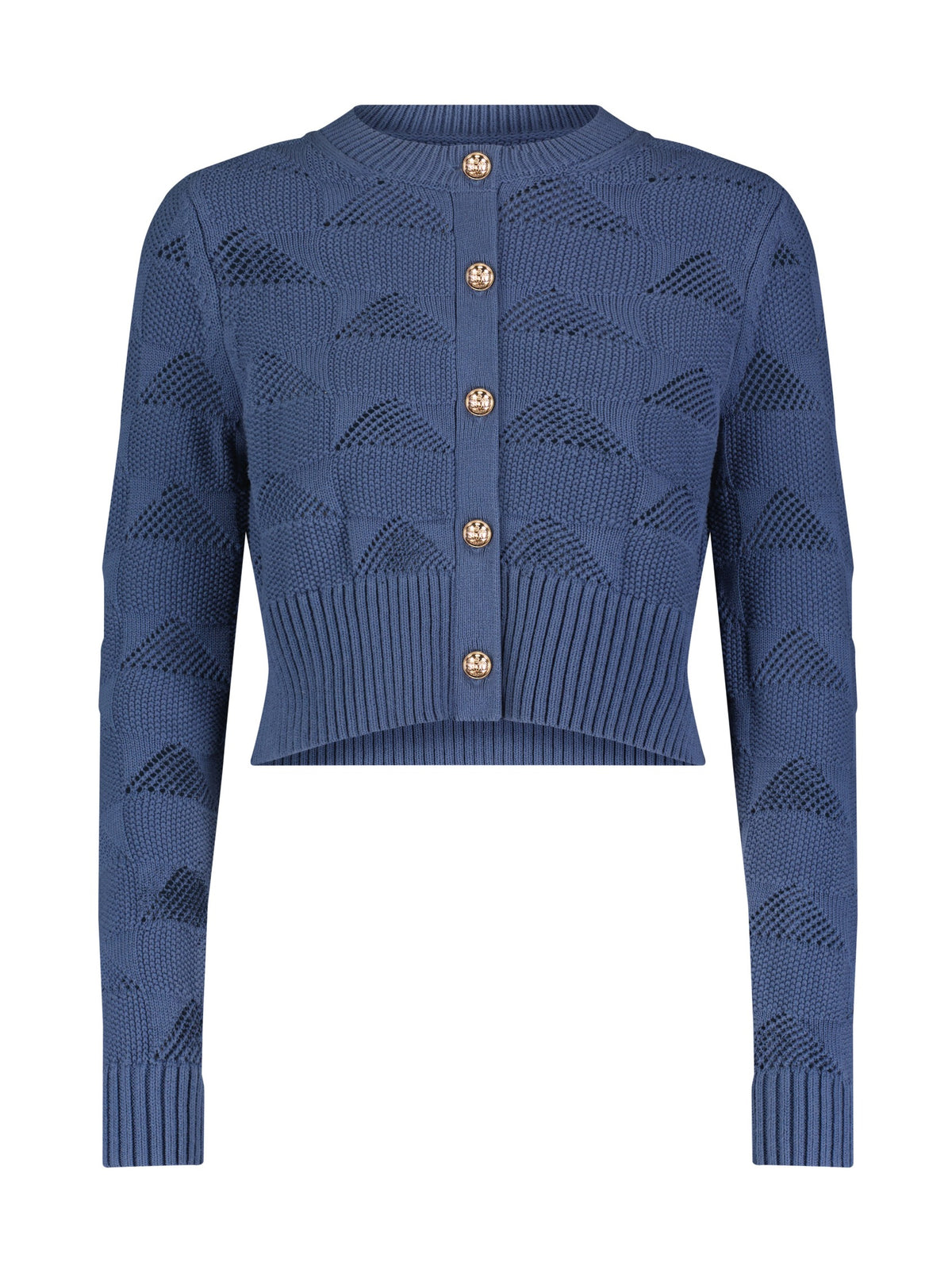 Aleeza Paris Ringlet Cardigan – modest top in Slate Blue