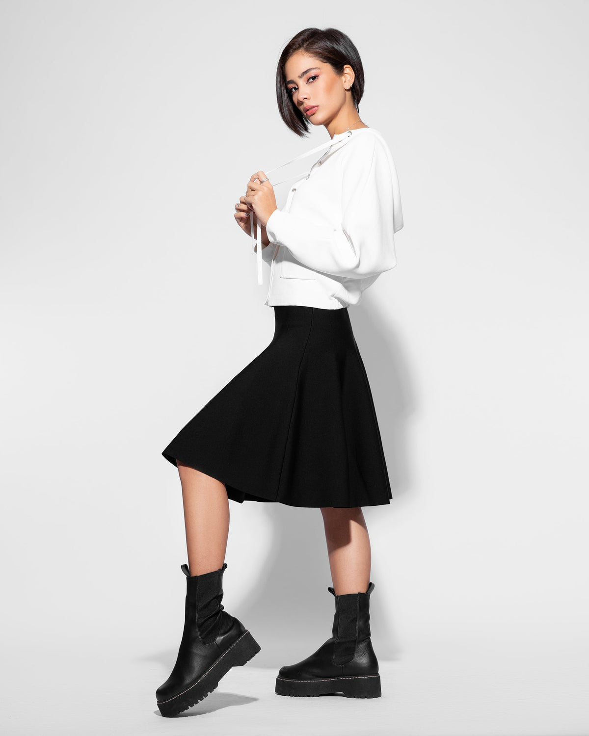 Rosee Loose Knit Cardigan - White