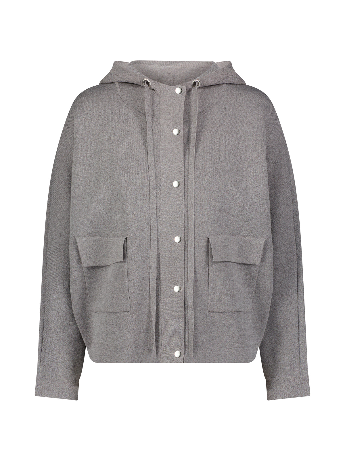 Aleeza Paris Rosee Loose Knit Cardigan – modest top in Grey