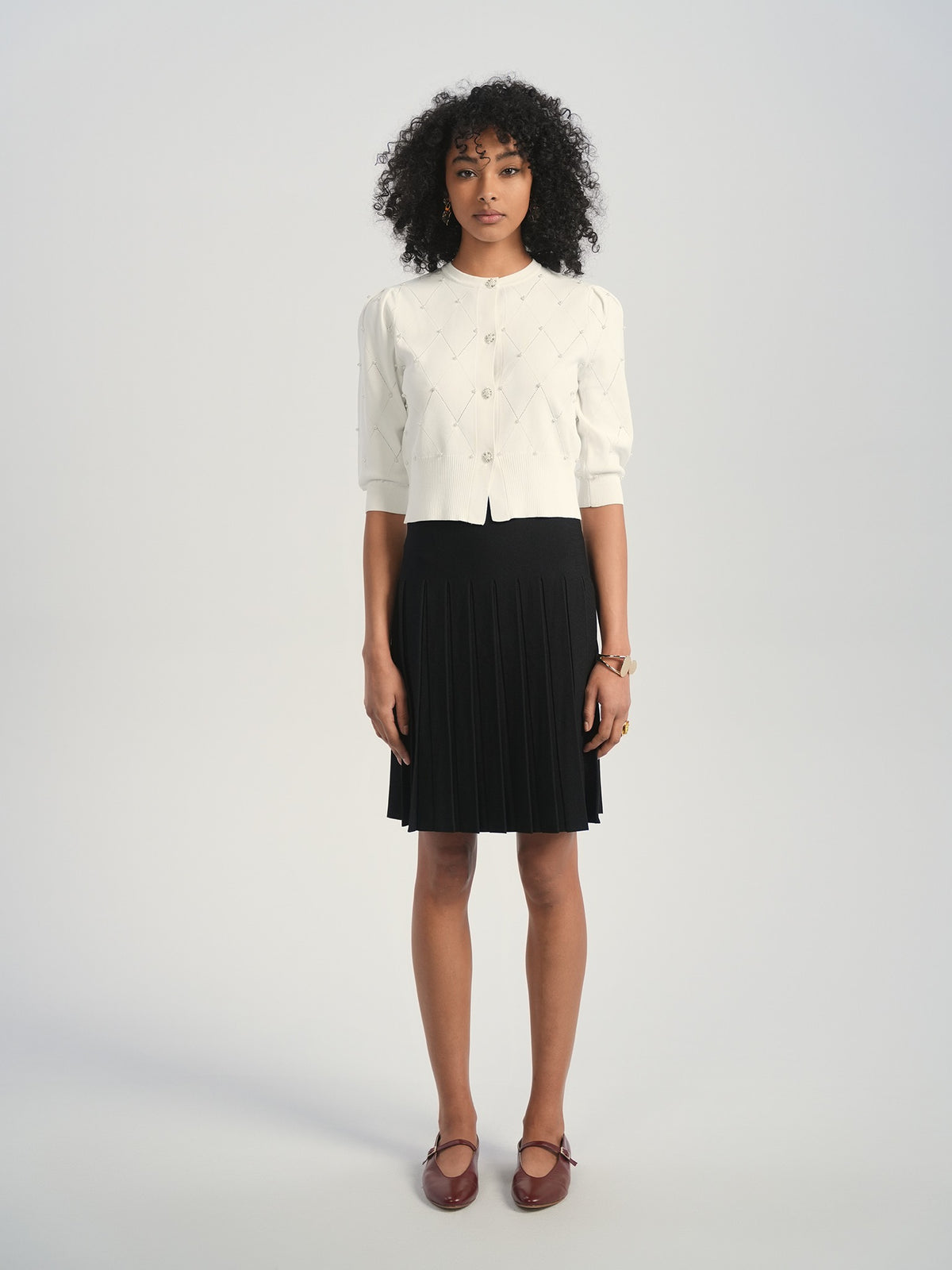 Aleeza Paris Rysa Cardigan – modest top in Ivory
