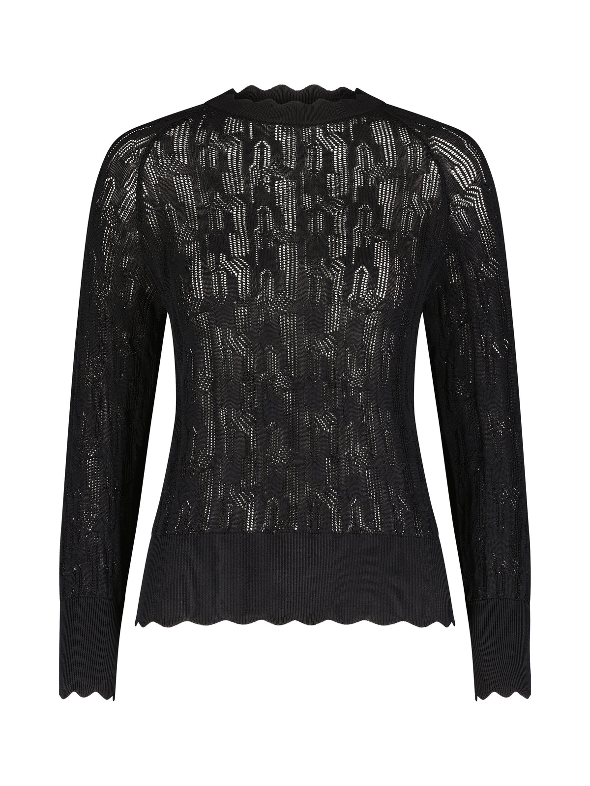 Aleeza Paris Samantha Knit Scallop Top – modest top