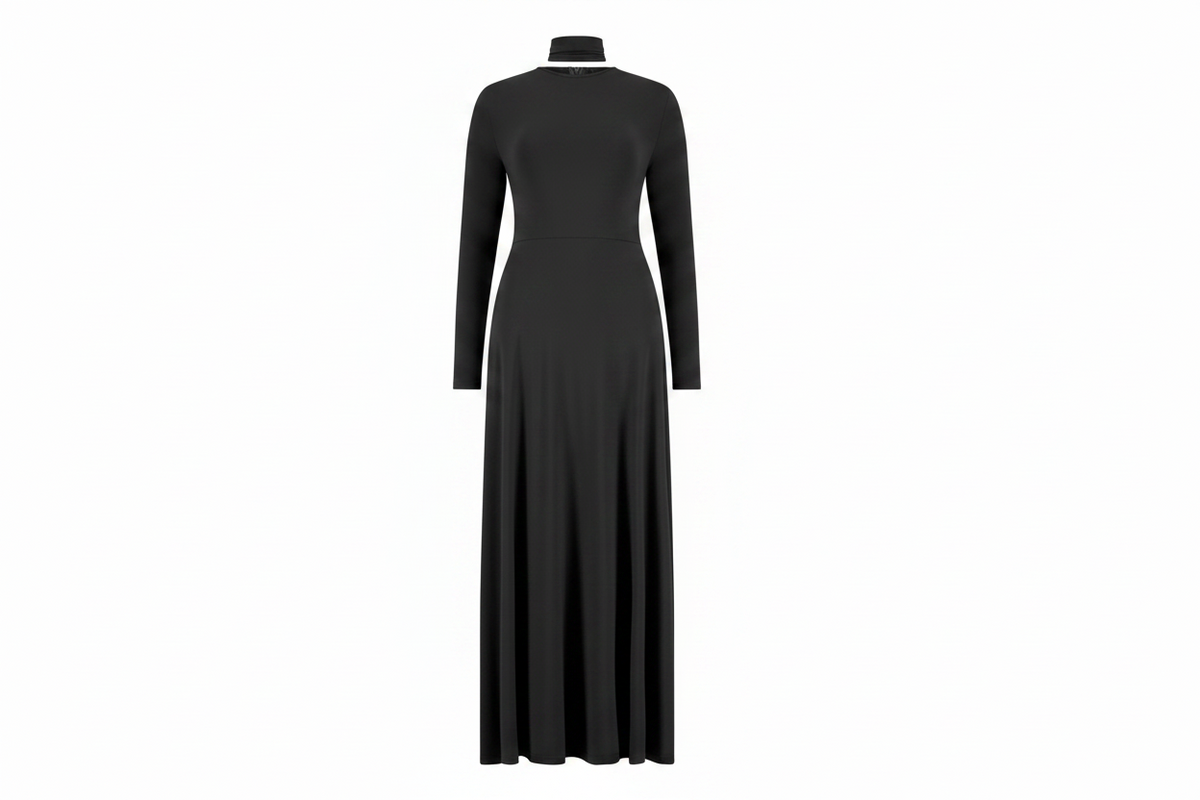 Choker Detail Maxi Dress