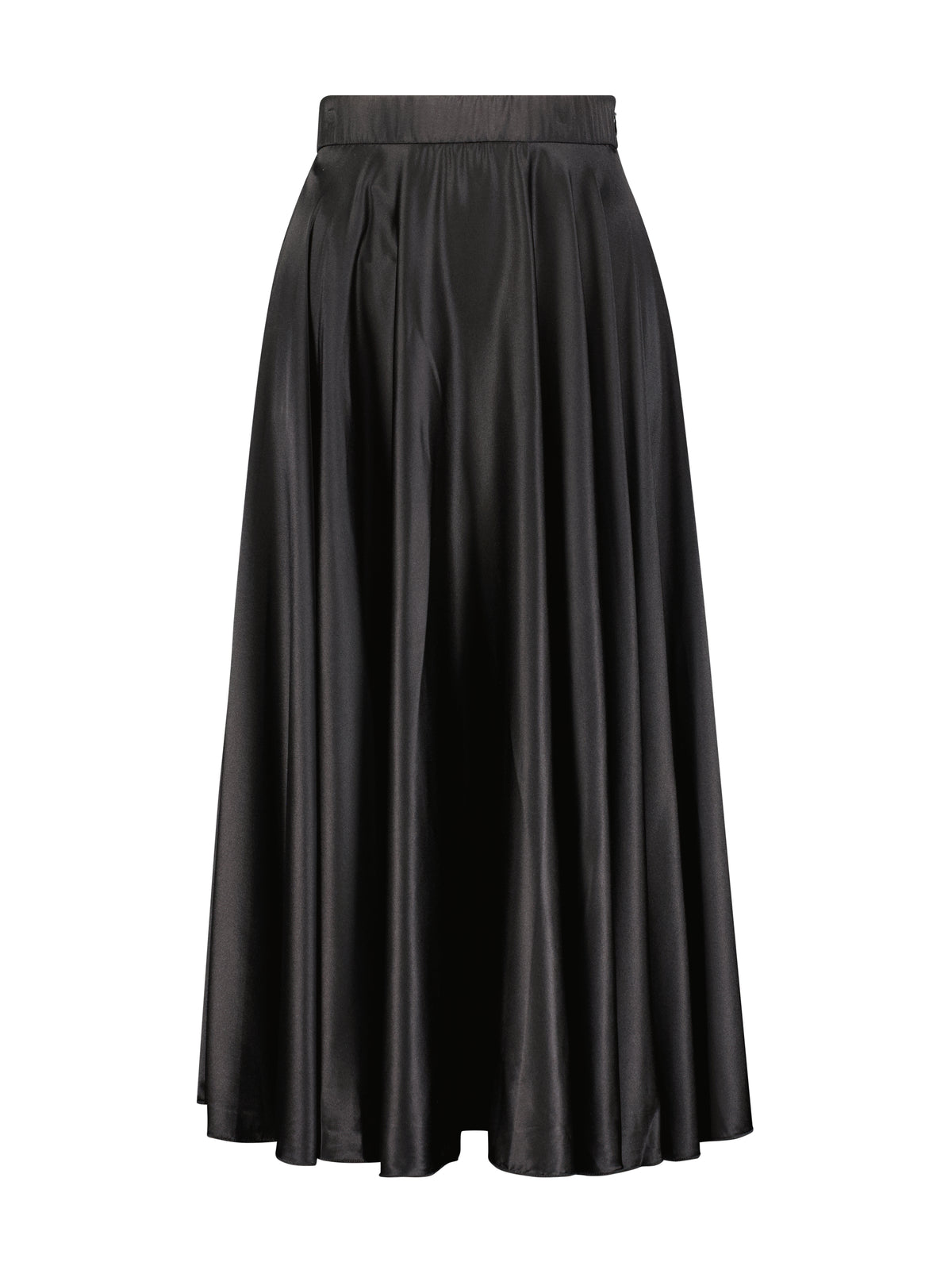 Aleeza Paris Saphire 100% Silk Skirt – modest skirt in Black