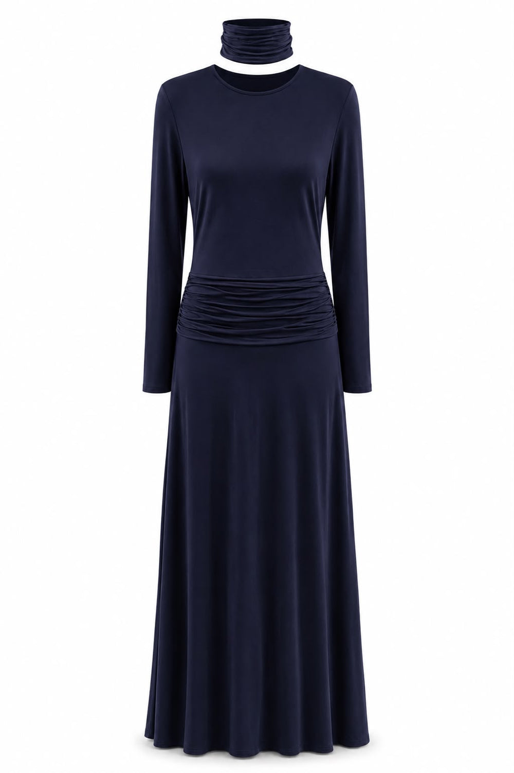 Seraphina Modest Convertible Long Sleeve Maxi Dress | ALEEZA PARIS