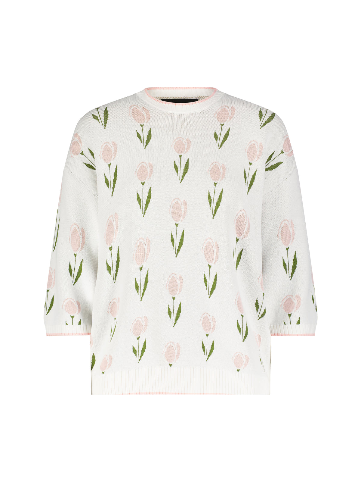 Aleeza Paris Shirley Knit Tulip Top – modest top in Ivory
