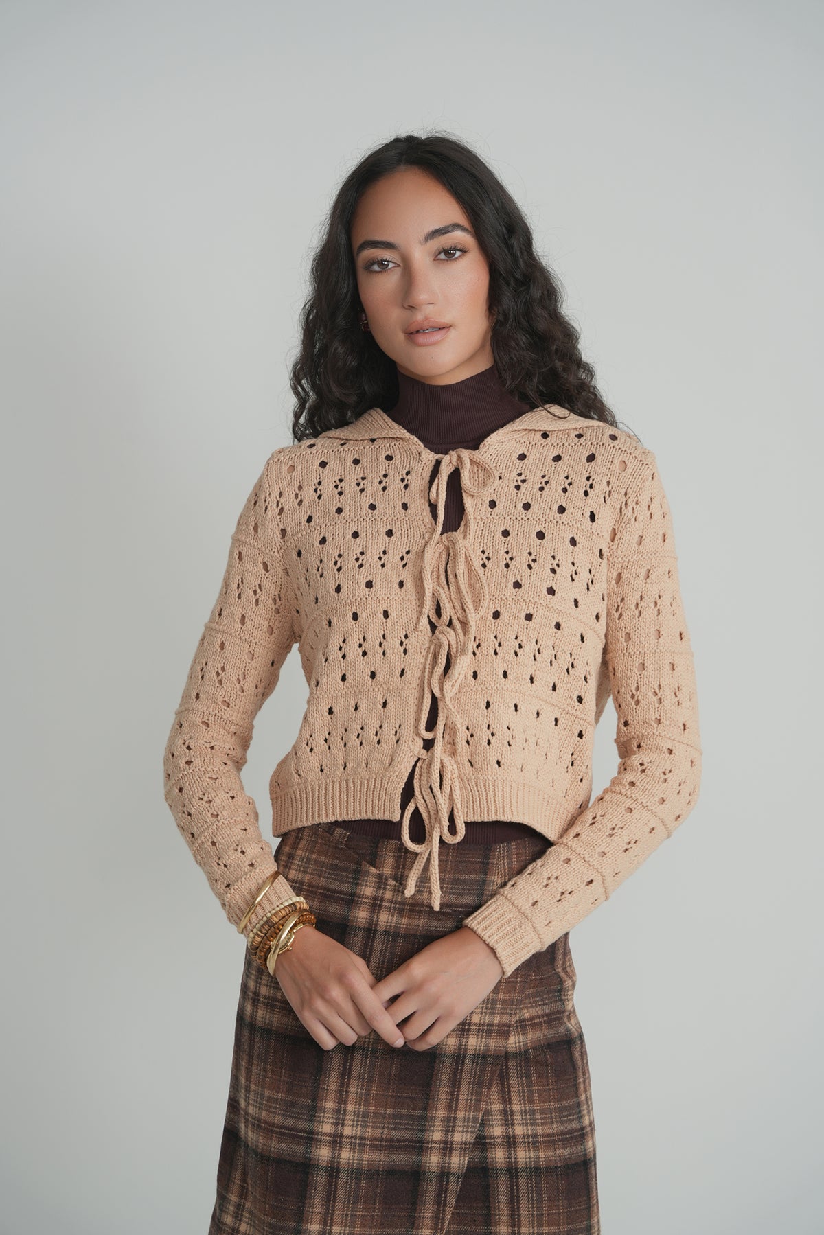 Aleeza Paris Simone Tie Cardigan – modest cardigan