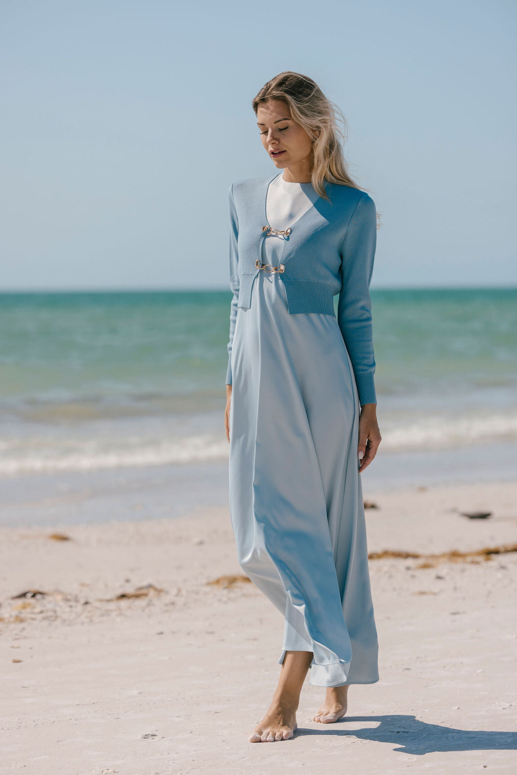 Aleeza Paris Slip Dress Closed Neck – modest dress