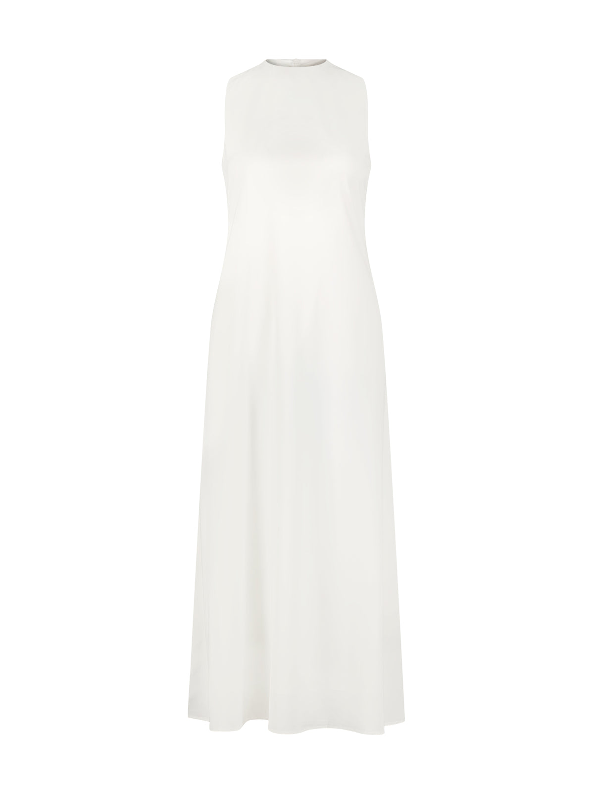 Aleeza Paris Slip Dress Closed Neck – modest dress in White