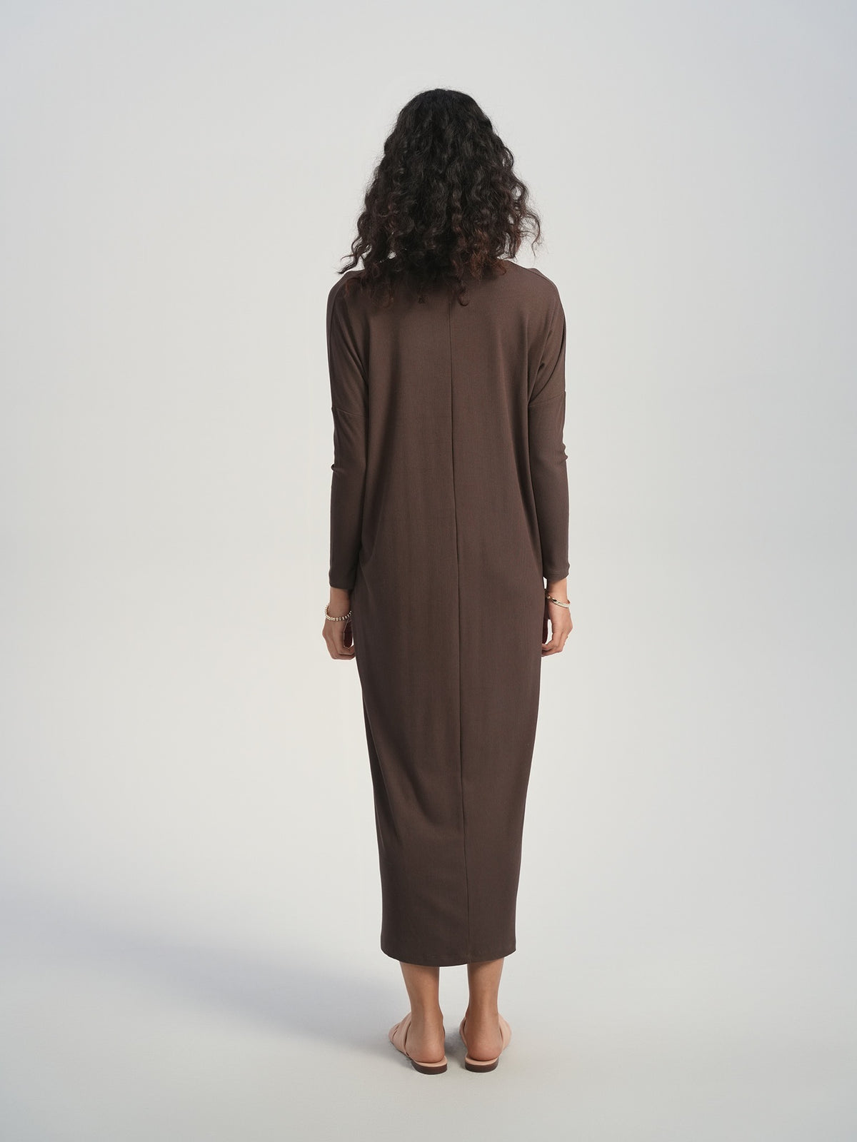 Aleeza Paris Solid Lounge Dress – modest dress