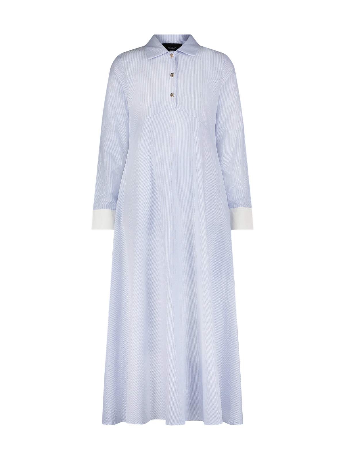 Aleeza Paris Striped Dress – modest dress in As Picture