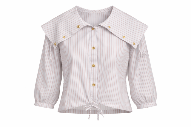Riviera Cape Collar Top