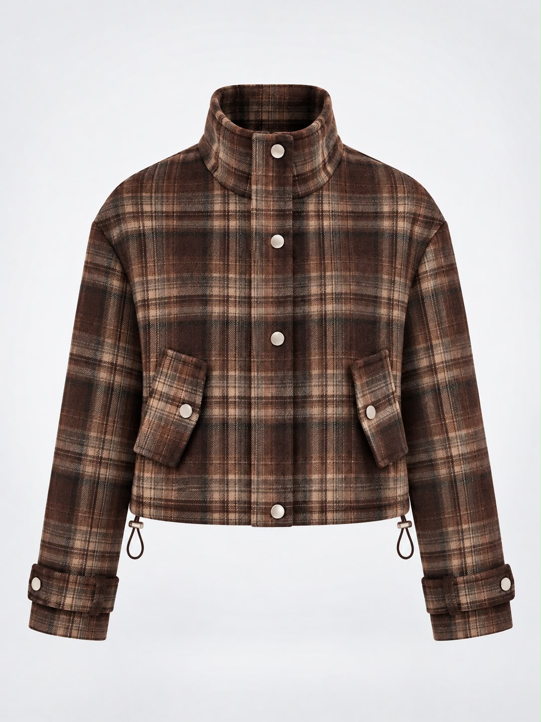 The Briar Plaid Jacket - Brown Plaid