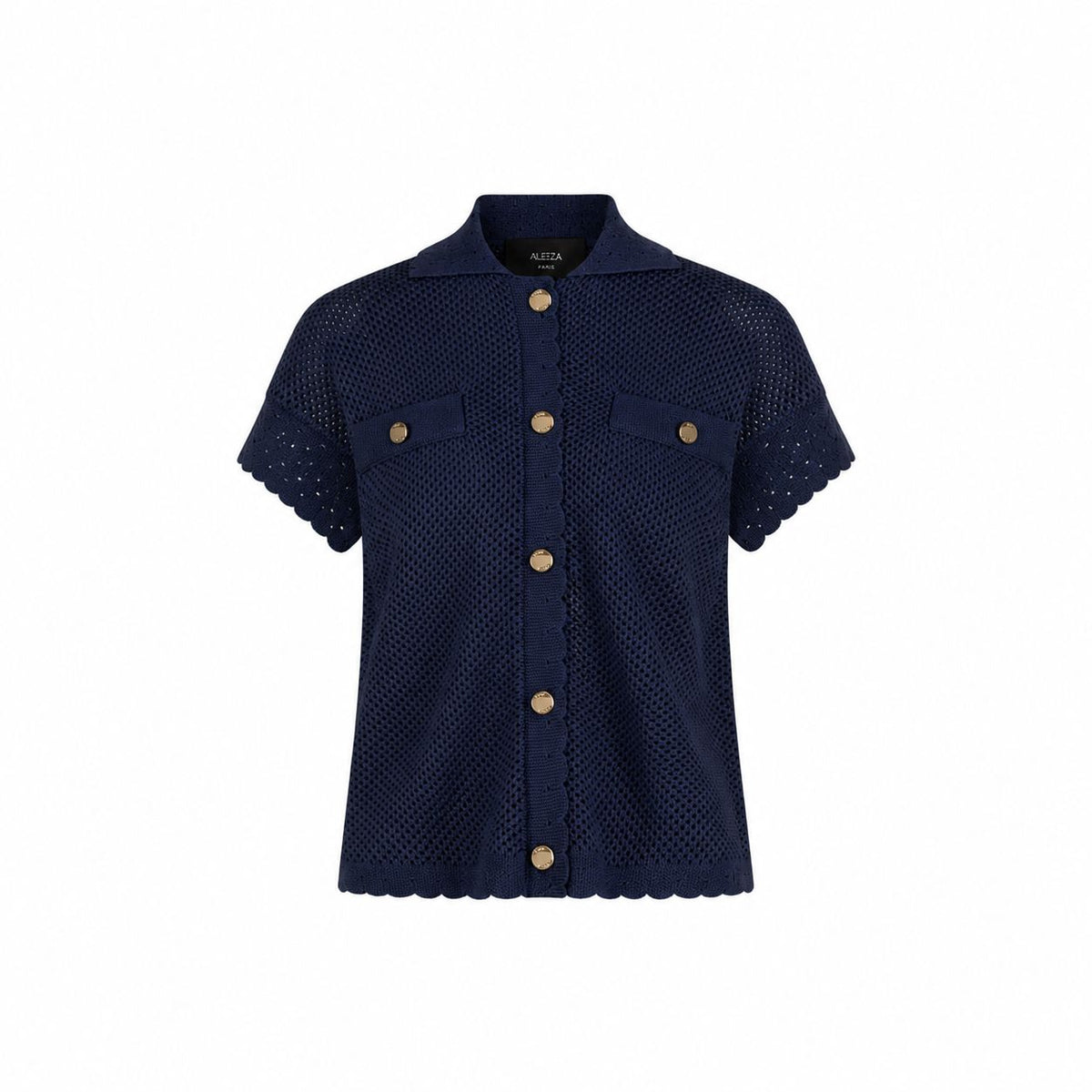 Aleeza Paris The Lyon Top – modest top in Navy