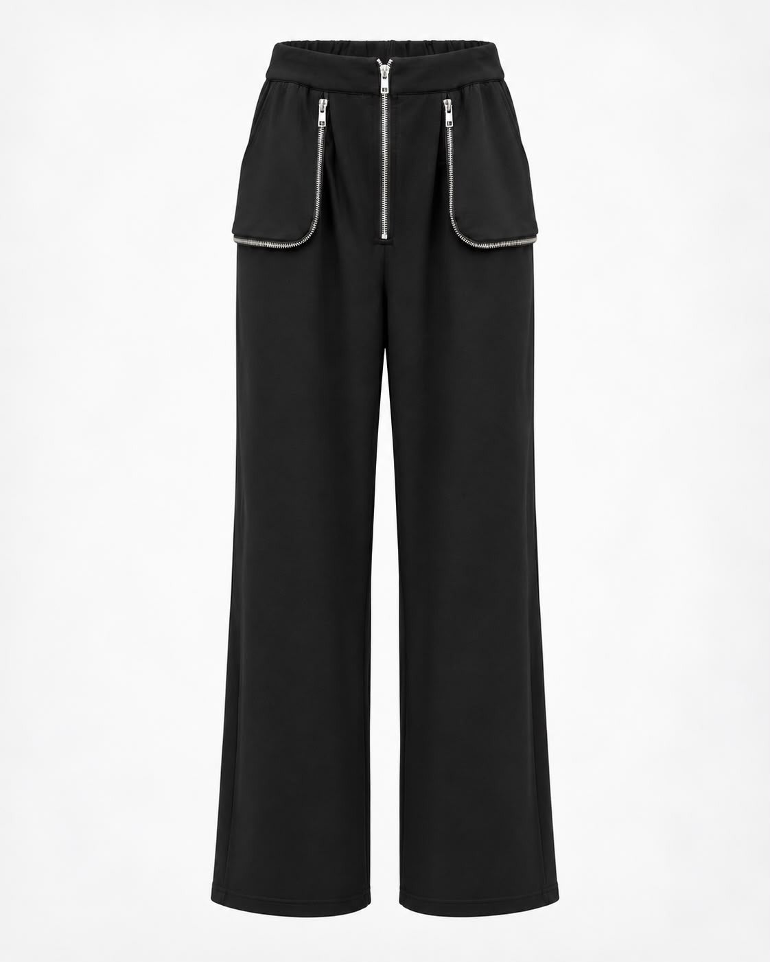 The Mercer Wide-Leg Pants - Black