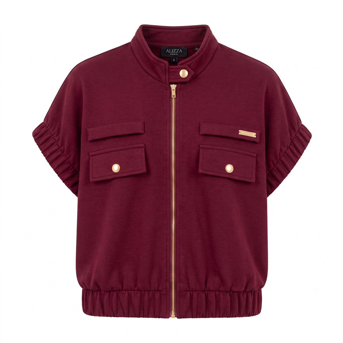 Aleeza Paris The Soleil Jacket – modest top in Burgundy