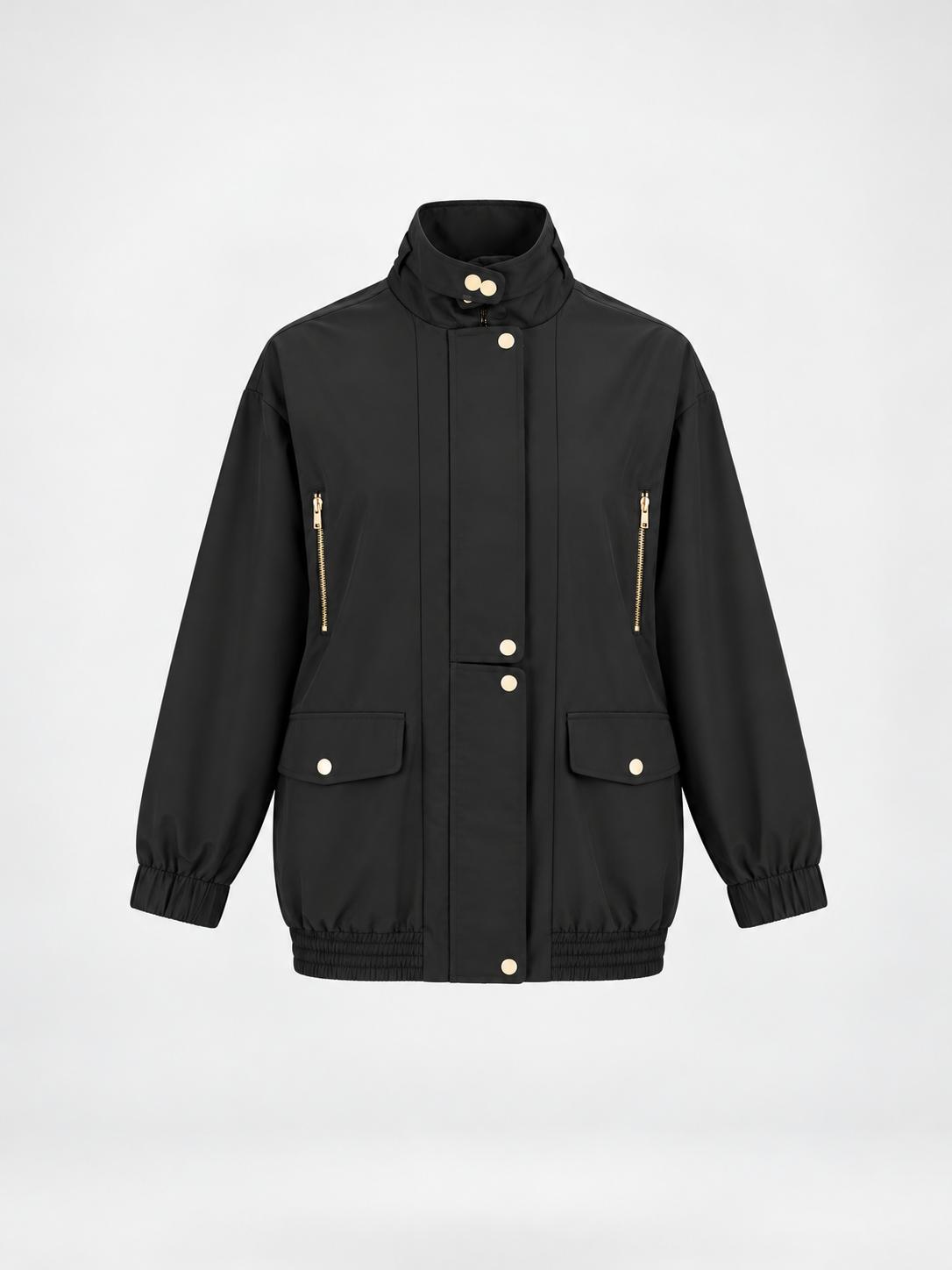 Utility Zip Jacket - Black