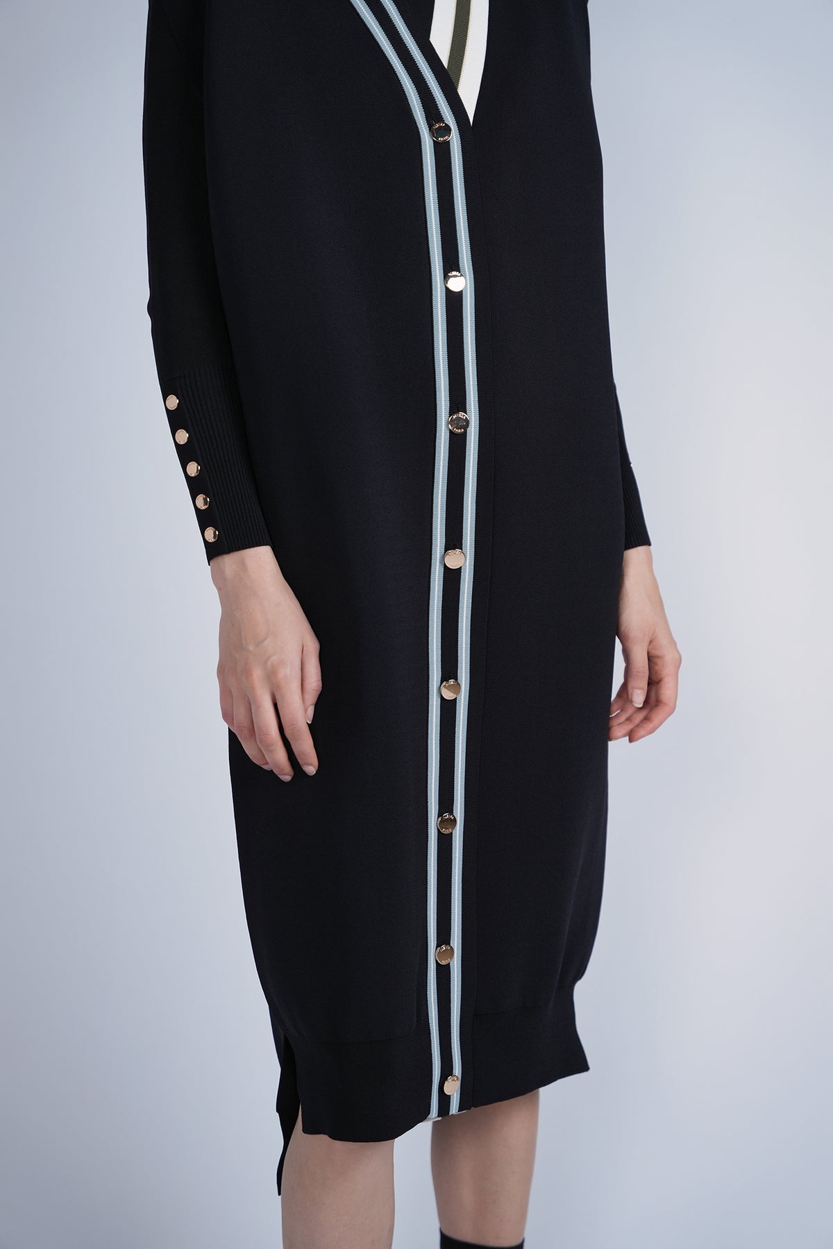 Aleeza Paris Viviana Dress – modest dress in Dusty Blue