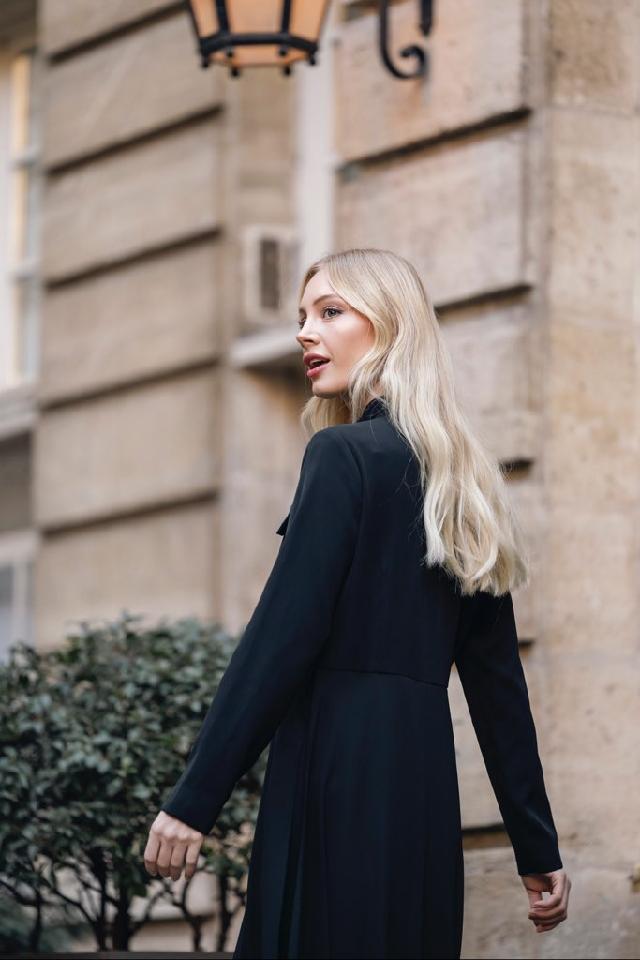 Aleeza Paris Whimsical Dress – modest dress in Black