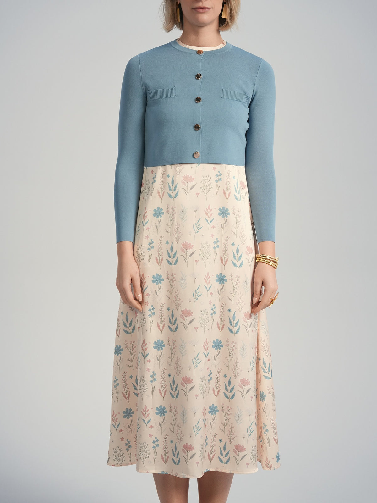 Aleeza Paris Yari Cropped Cardigan – modest top