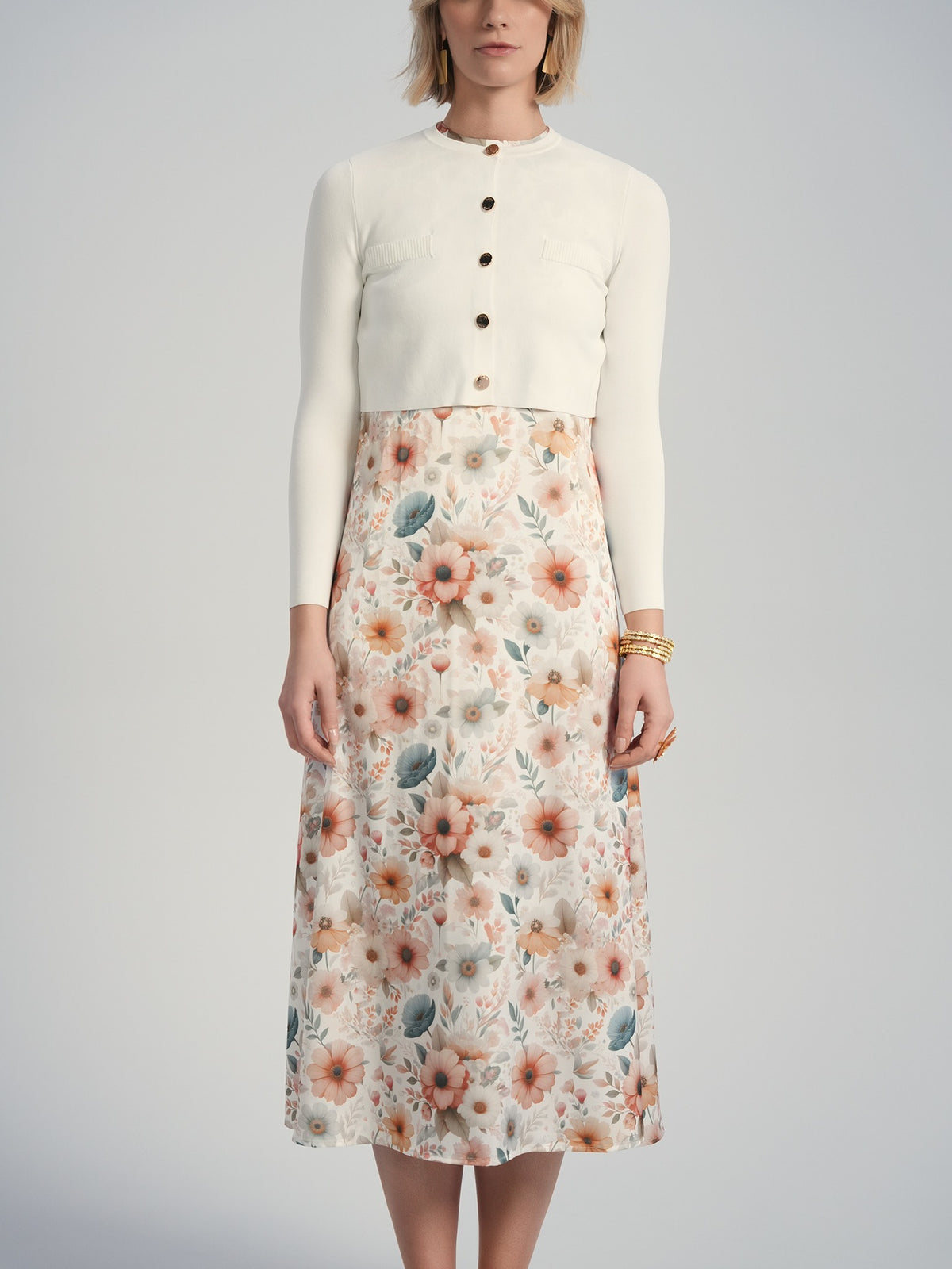 Aleeza Paris Yari Cropped Cardigan – modest top