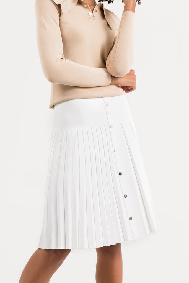 Dragon Skirt In White