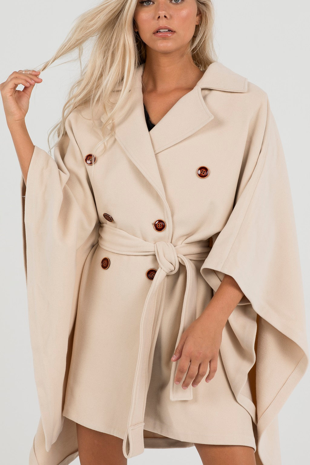 Missguided robe cape sale