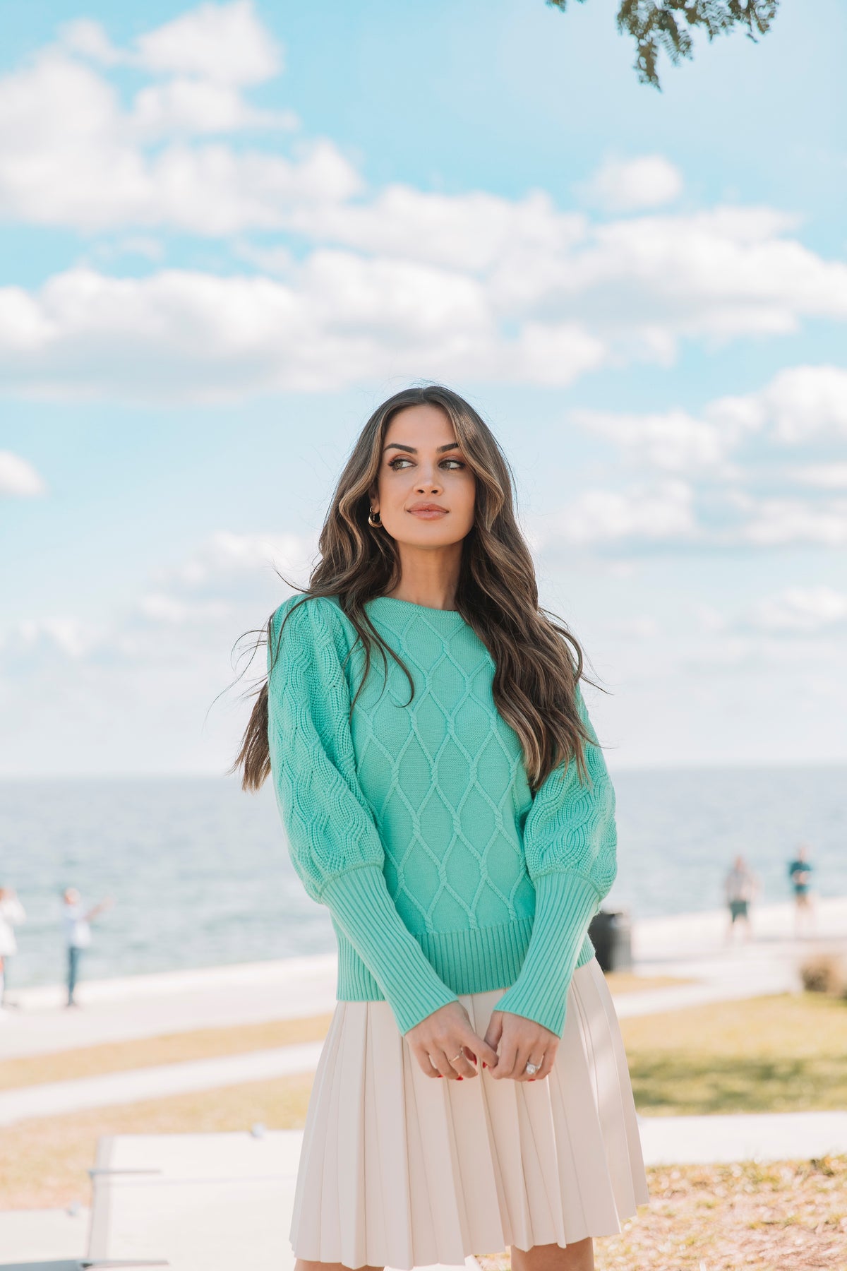 Aleeza Paris Chunky Knit Sweater – modest dress
