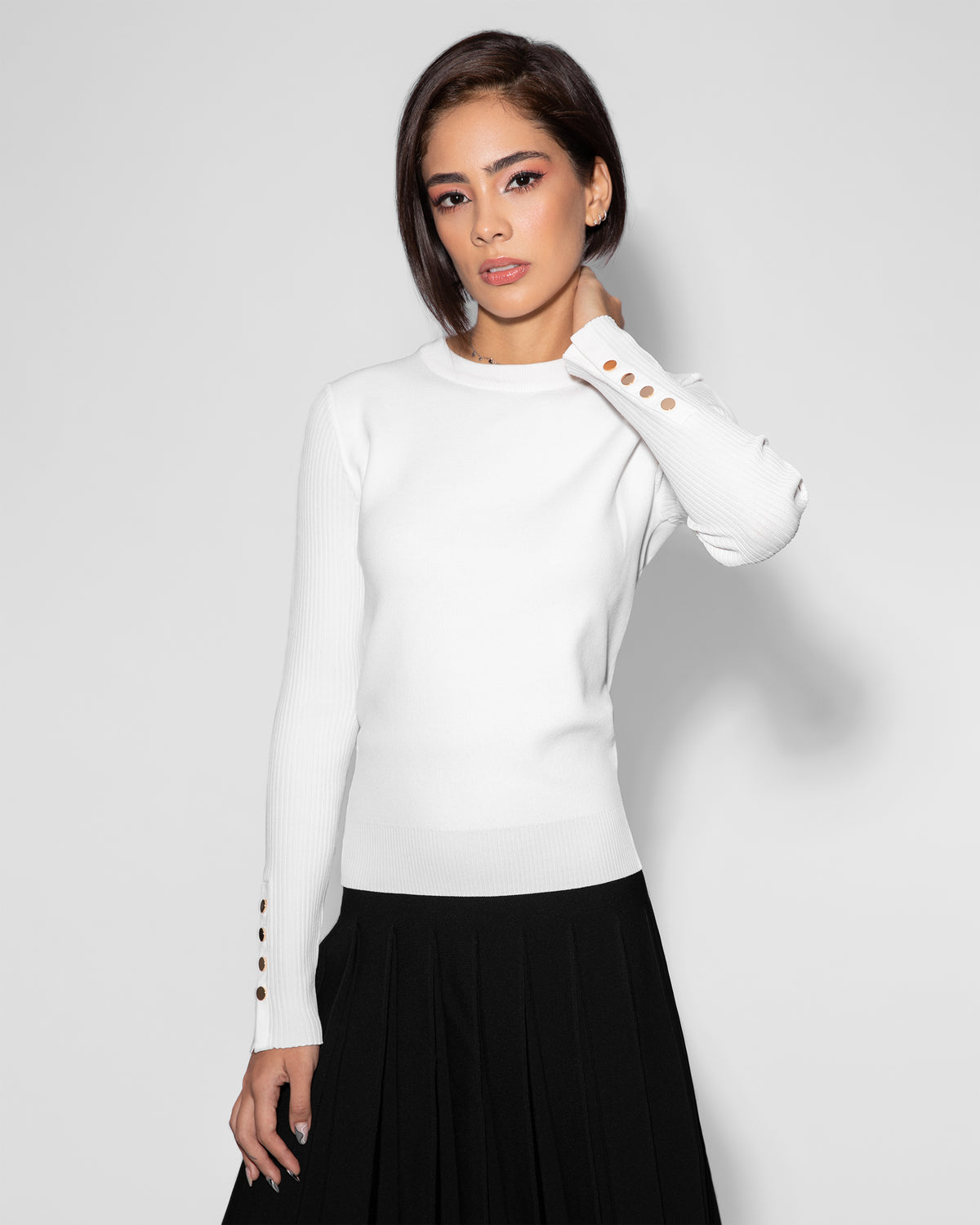 Aleeza Paris Darien Knit Top – modest top