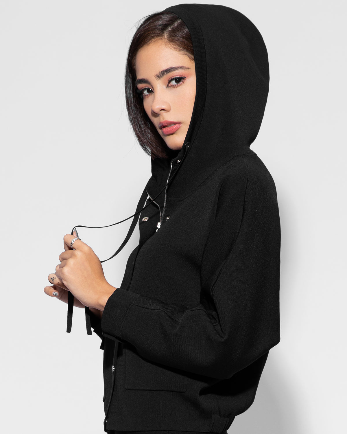 Rosee Loose Knit Cardigan - Black