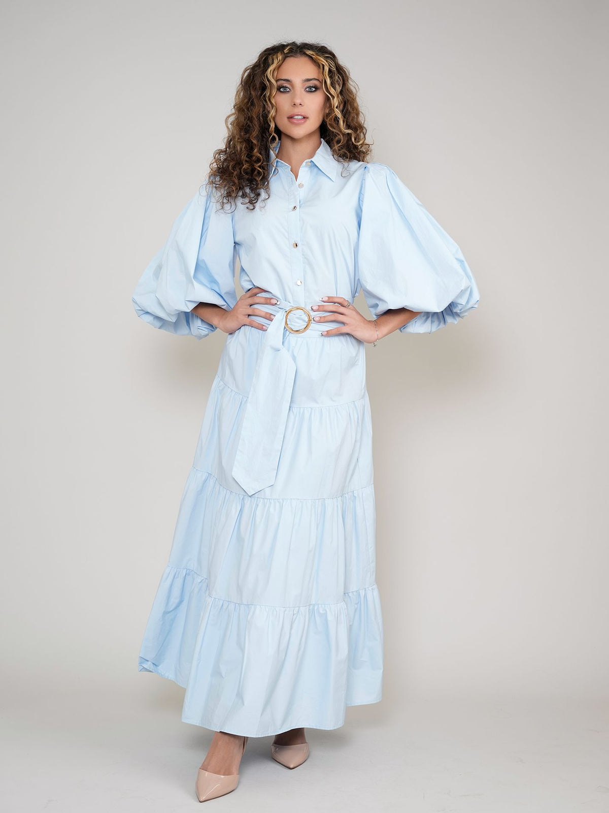 Aleeza Paris Sea Set – modest dress in Blue