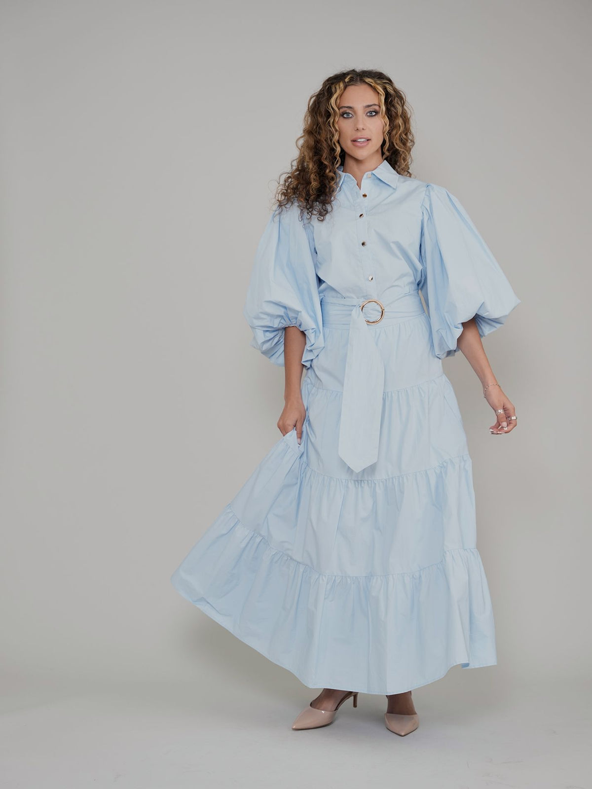 Aleeza Paris Sea Set – modest dress in Blue